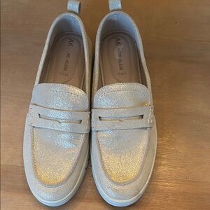 Anne Klein Flex Glittering cream gold Loafers